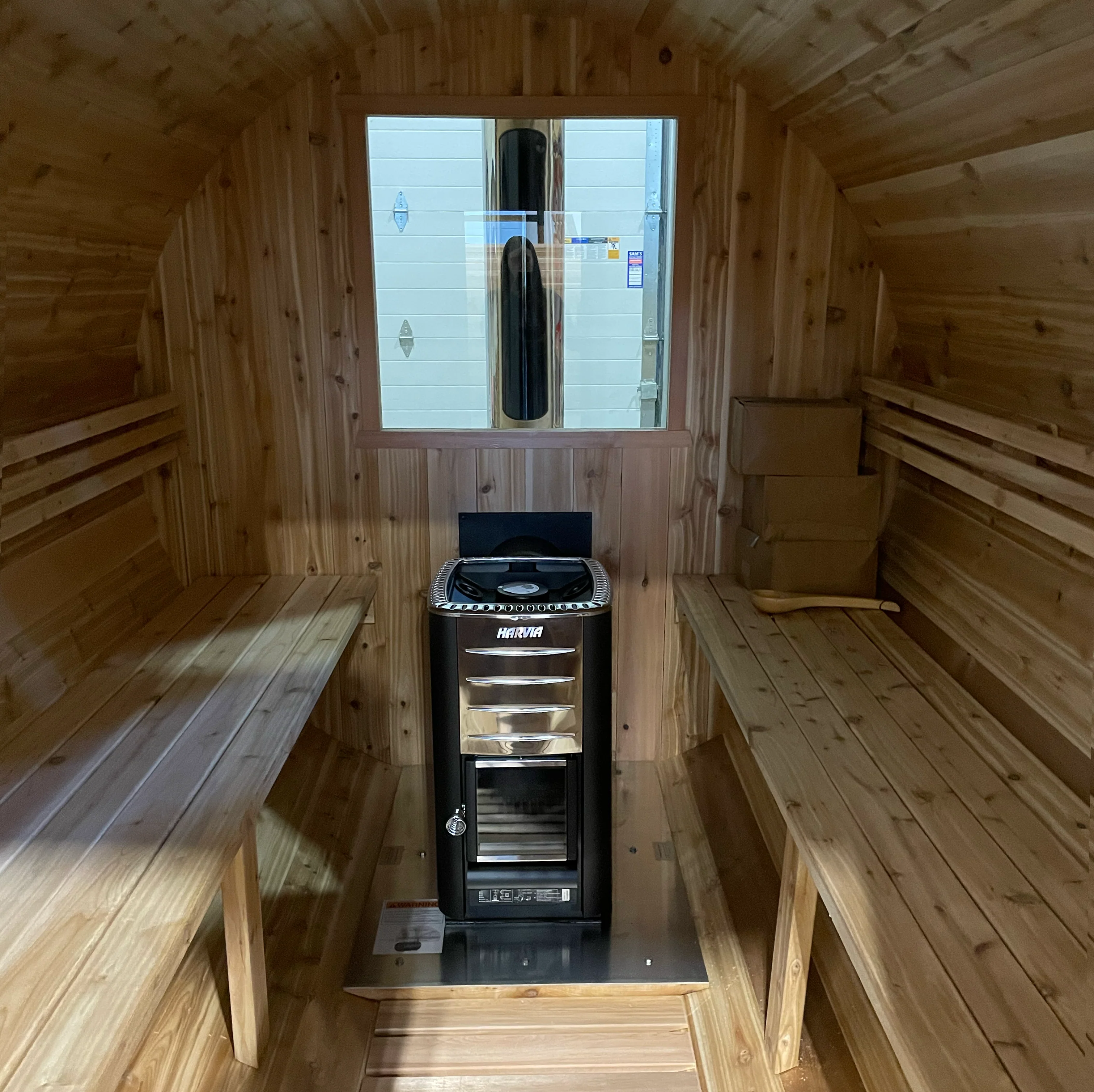8ft Sauna | wood | No Roof | No Rear Window | Standard Door - Image 3